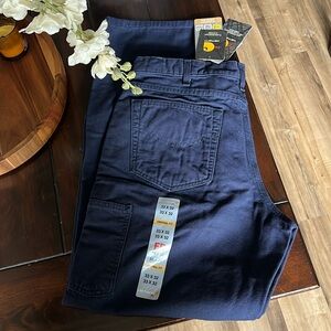 Carhartt FR Navy Blue Cargo pants.